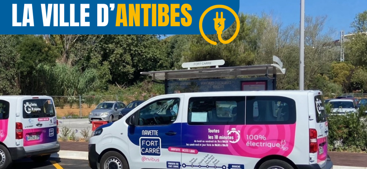 Des nouvelles navettes électriques gratuites à Antibes : Ulysse et la Mairie en Action